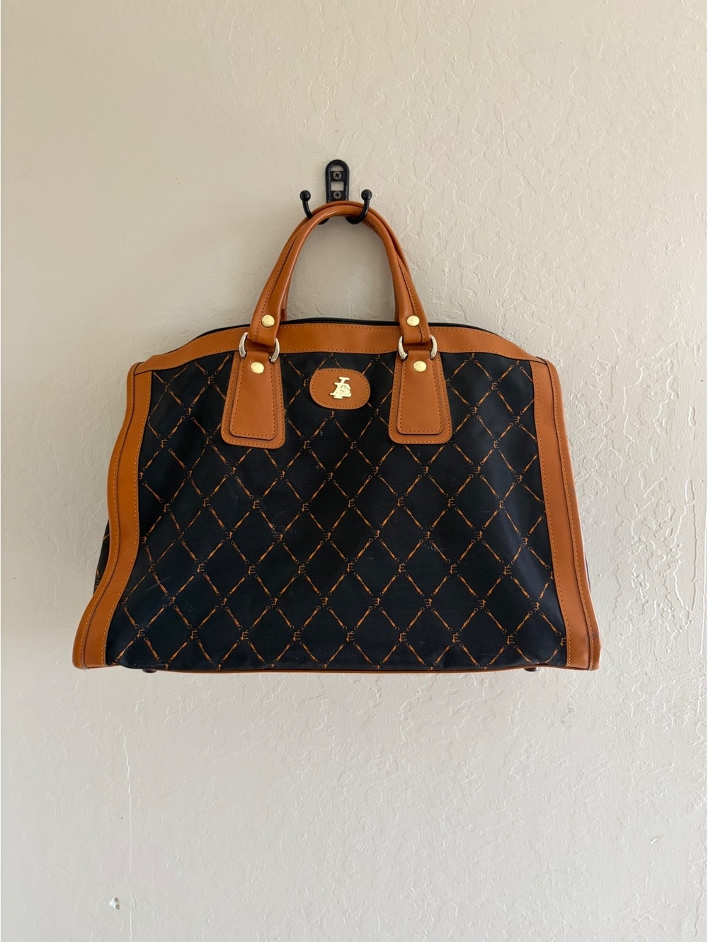 Vintage Rioni RR monogram satchel bag